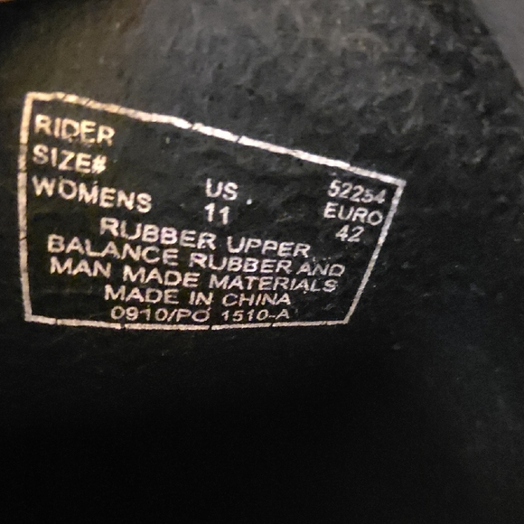 Bogs Black and Pink Floral Rain Boots - Picture 3 of 4